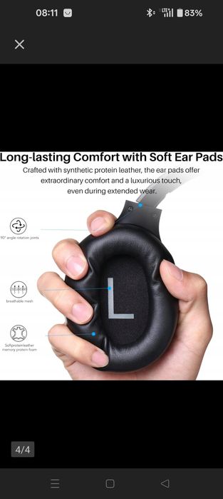 Słuchawki bluetooth Tozo HT2