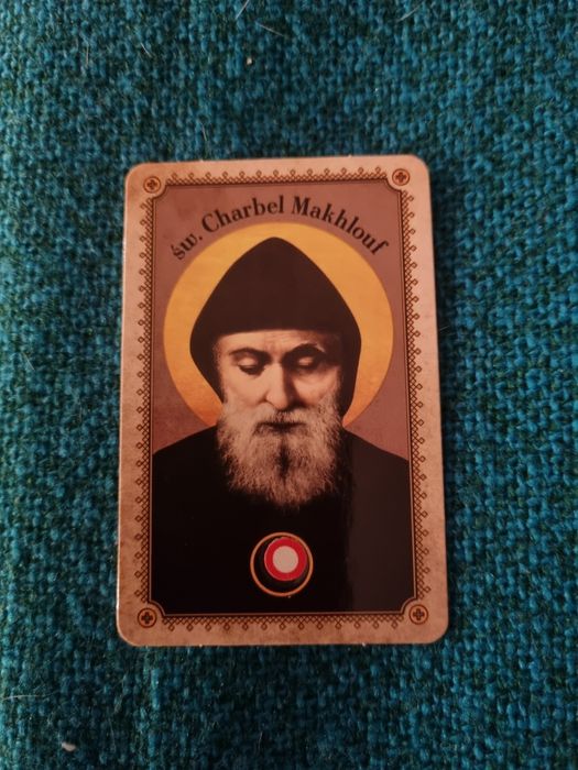 Obrazek z relikwią św.Chabel