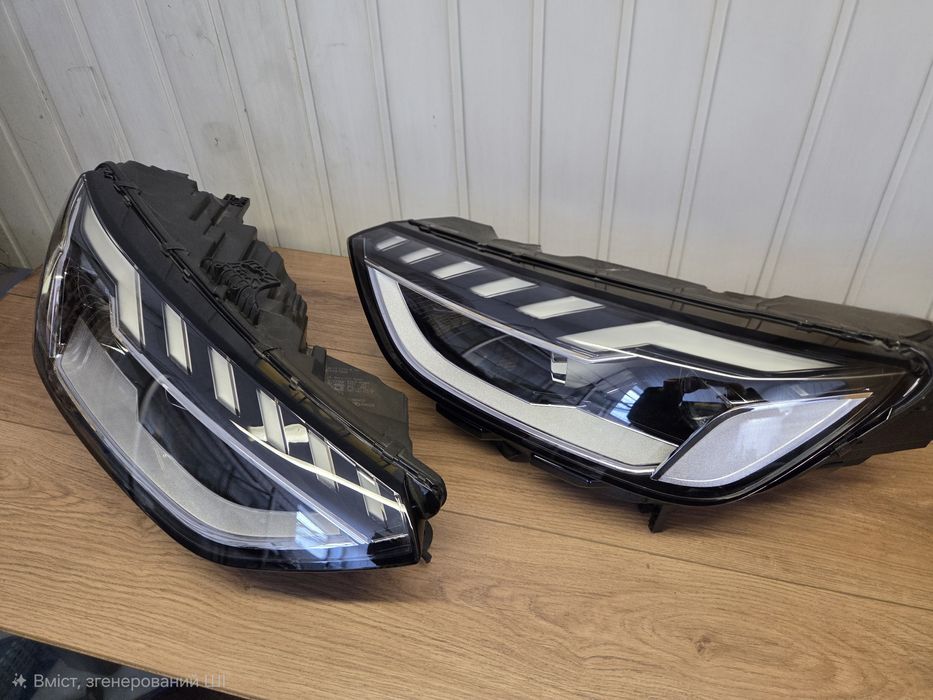 Фари оптика matrix led Audi A4 b9  15-24 рік ліхтарі GTS
