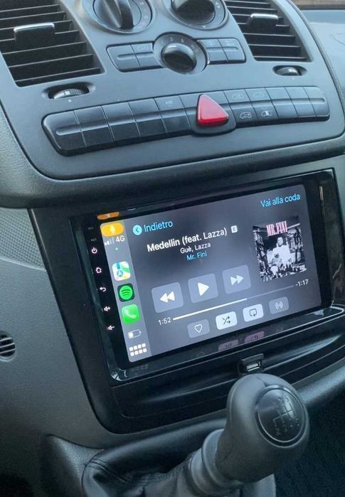 Mercedes B W245 / Vito – Radio Android 15 9” CarPlay Android Auto 1GB/16GB GPS Nawigacja Stacja Multimedialna WiFi Bluetooth PL