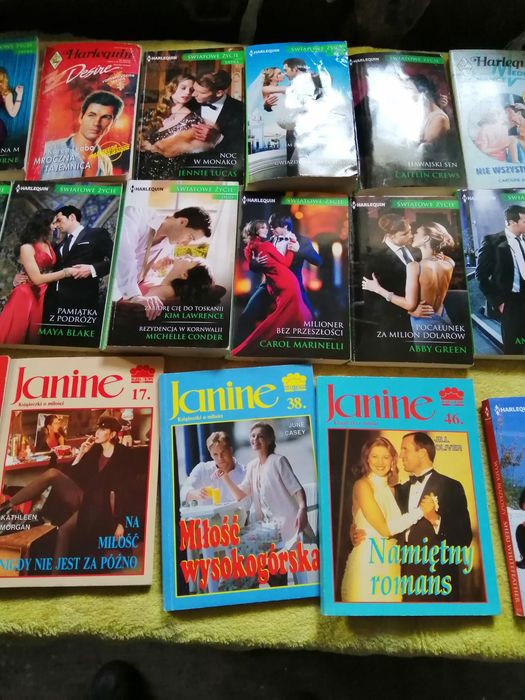 Książki harleqin 68 szt.