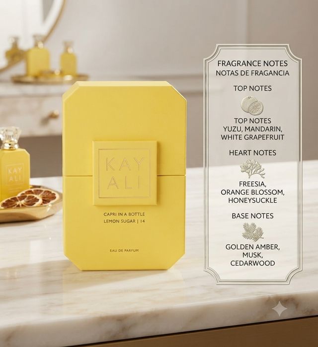 Perfume dupe kayali Capri in a bottle