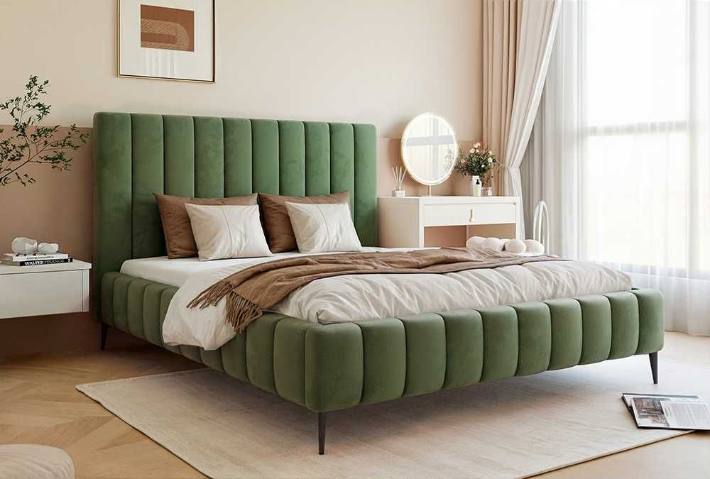 Łóżko tapicerowane MARCEL z pojemnikiem na pościel DARMOWA DOSTAWA