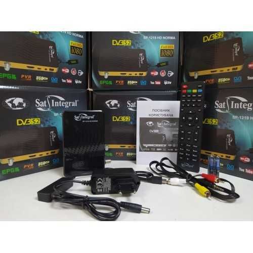 Спутниковый тюнер ресивер Mpeg4 Full HD Sat Integral 1219 YouTube IPTV