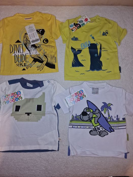 Bluzeczki  r.80- Nowe 6 szt