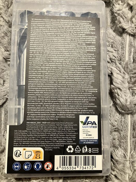 PARKSIDE zestaw wierteł HSS 16-20 mm PASP 4 A1 4 szt.