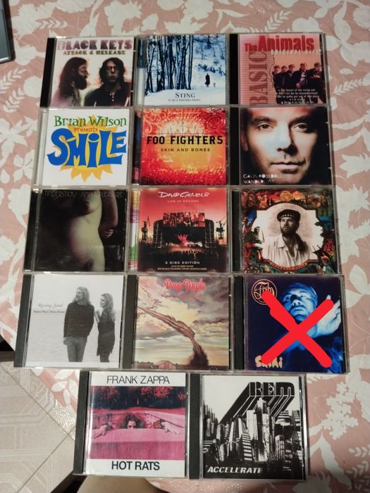 Coleção de 13 Álbuns Rock (14CD's)
