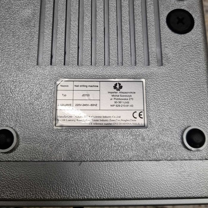 frezarka do paznokci nail drill jd700