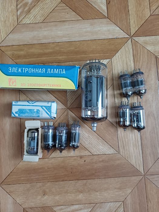 Радиолампы  6п45с, 6н1п, 6ф1п, 6п44с