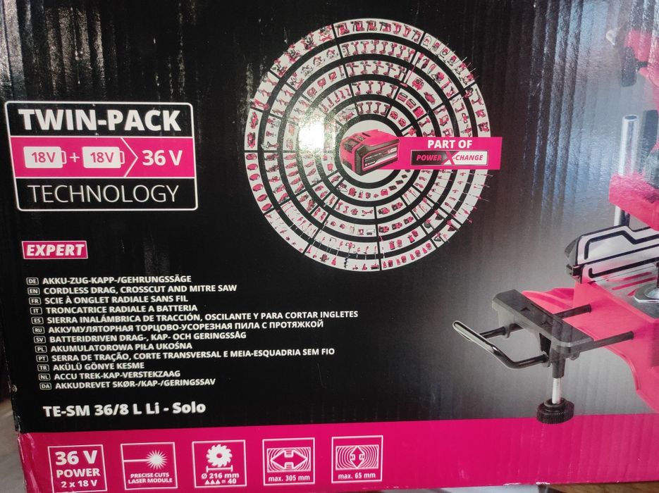 Ukosnica Einhell TE-SM 36/8 L Li- Solo