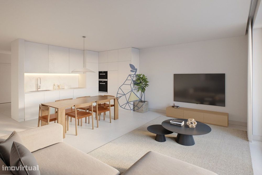 Apartamento T2+1 em construção com piscina e garagem - Lagos