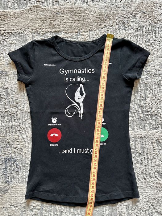 Футболка для гимнастики