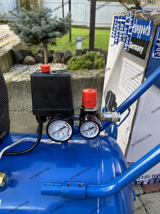 Компресор Scheppach HC51Si безшумний безмасляний, тихий компресор