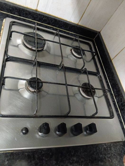 Placa á gás + 2 garrafas