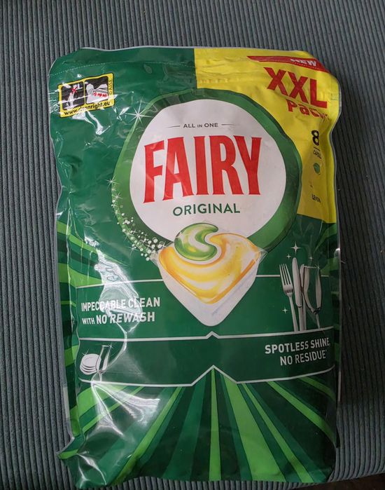 Fairy, Original, Lemon, kapsułki do zmywarki, 84 szt.