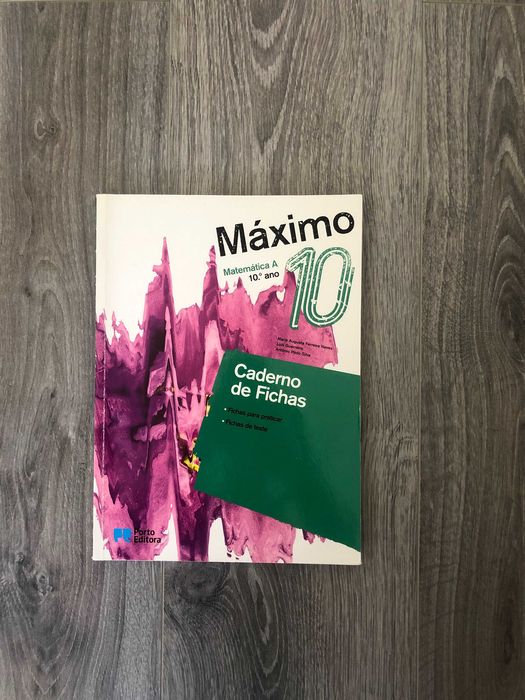 Caderno de fichas de Matemática A 10º ano (Máximo 10)
