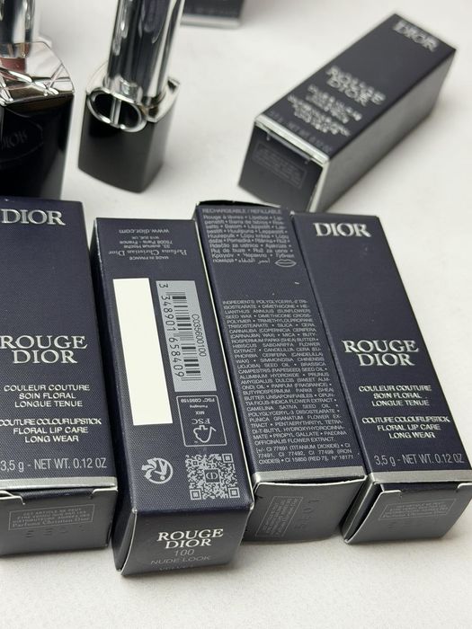Помада для губ Dior 100 Velvet Nude Look