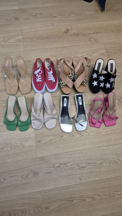 Pakiet paka butów rózne rozmiary do dalszej odsprzedaży