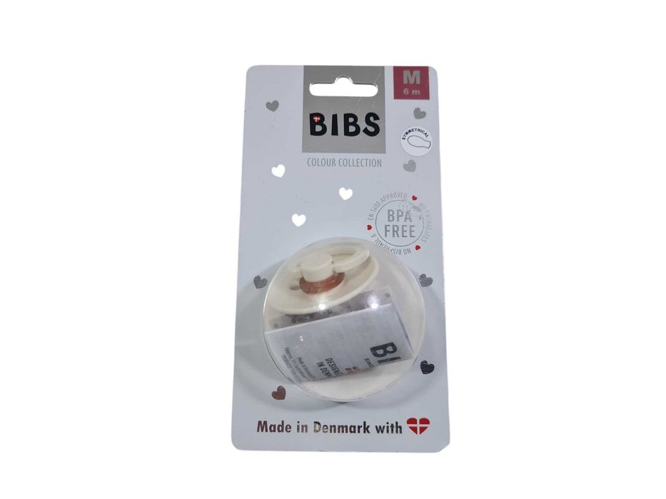 Smoczek BIBS M 6m+ biały