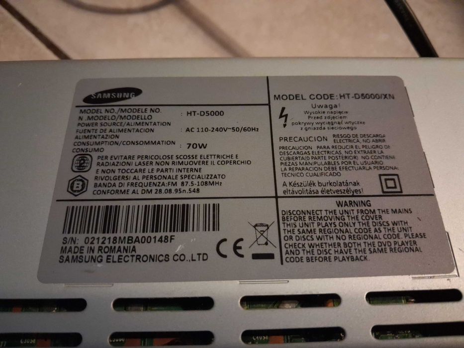 Kino domowe Samsung HT-D5000