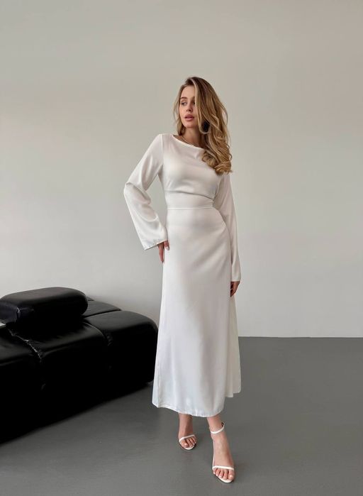 Шовкова сукня для святкових подій, плаття для розпису, хрестин