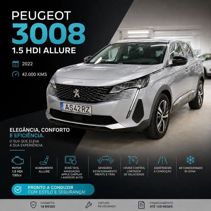 Peugeot 3008 1.5 BlueHDi Allure