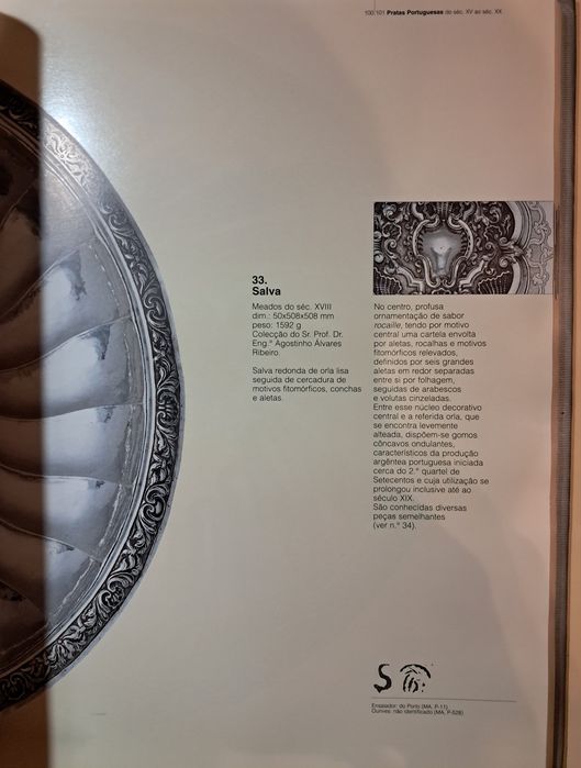 Livro"Pratas Portuguesas em Coleções Particulares"