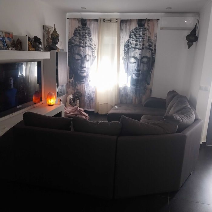 Sofa grande com chaiselong