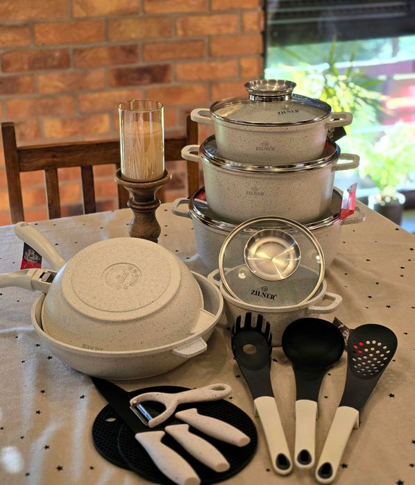 Zestaw garnków Zilner – idealny na indukcję, gaz i każdą kuchenkę!
