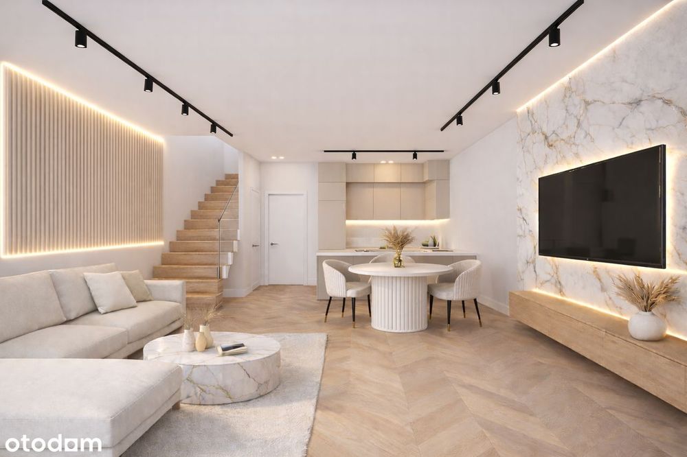 Bliźniak 93,51 m² | Ogród | Pompa ciepła | Rekuperacja | Światłowód