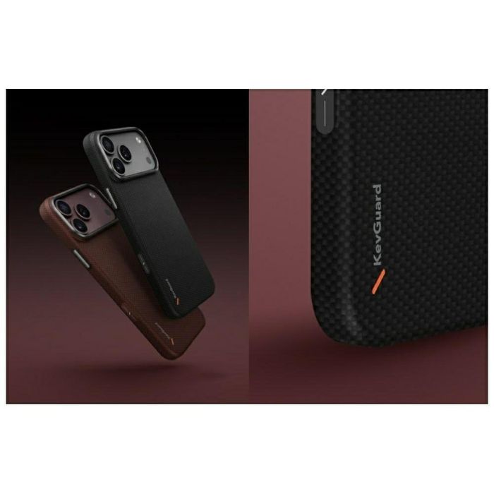 Etui UNIQ Keva EDGE do iPhone 18 Pro Max / 17 Pro Max Magclick Charging czerwony