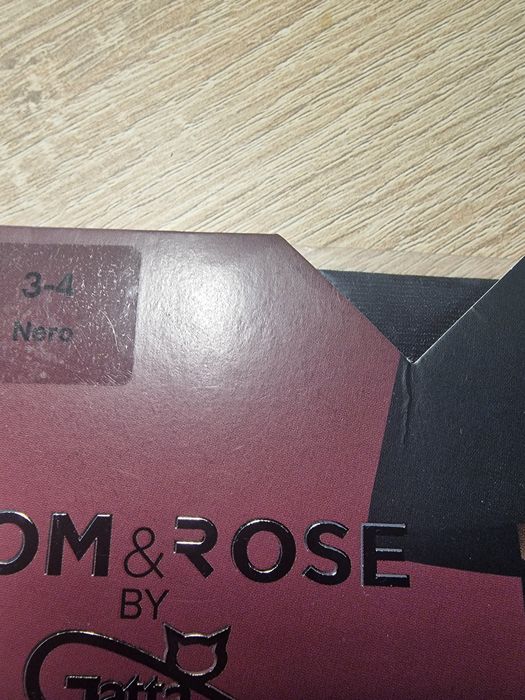 Pończochy czarne samonośne roz.3/4