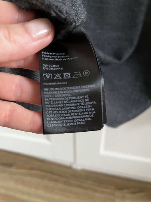 Sweter męski 100% wełna merino H&M