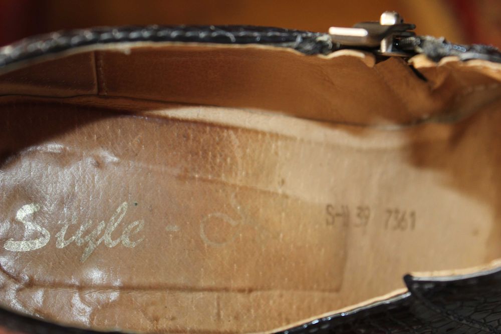 Кожаные туфли - ботинки