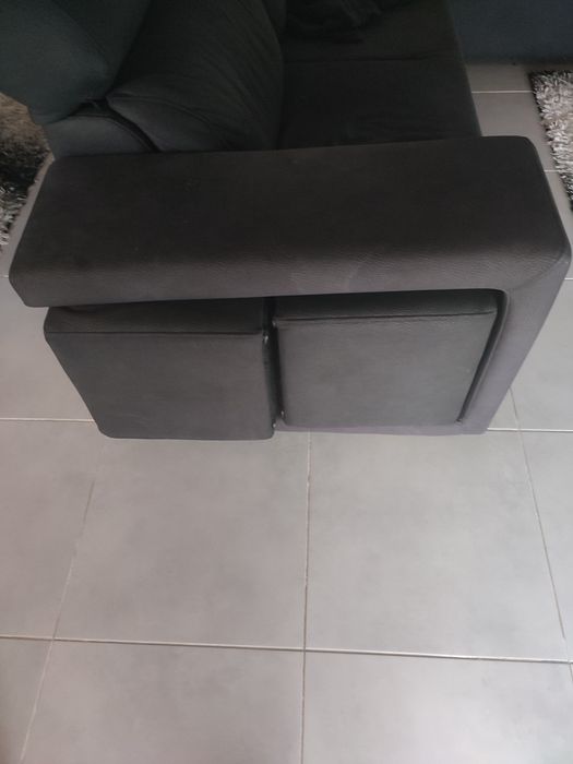 Vendo sofá chaise long em microfibra