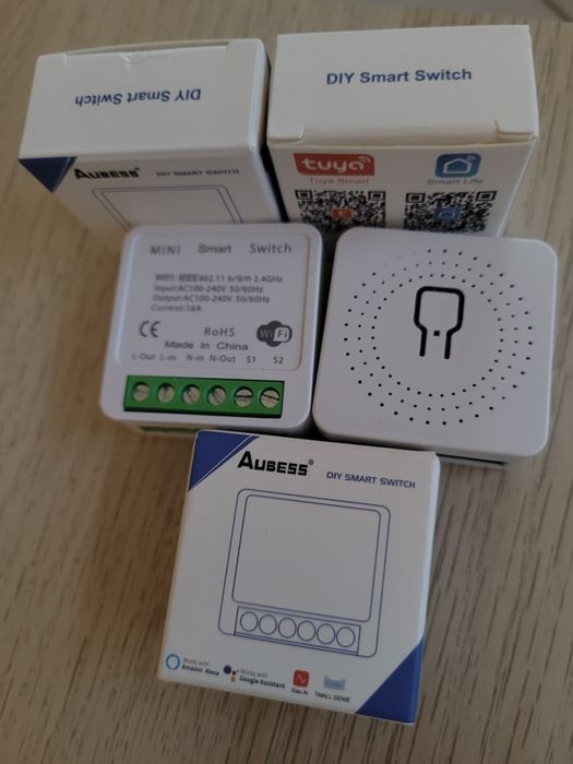 Interruptores wifi, para iluminação ou comando de equipamento.