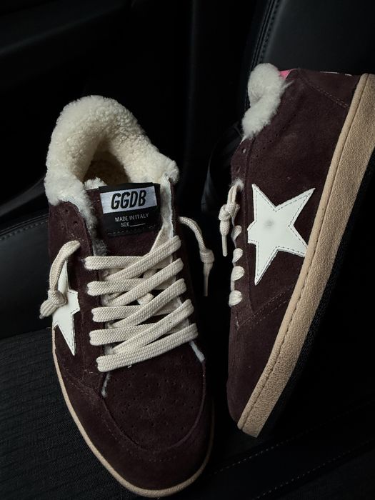 кеди утеплені кросівки жіночі ggdb golden goose голден гус  шкіряні