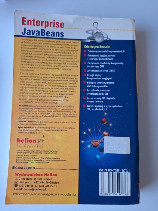 Enterprise Javabeans