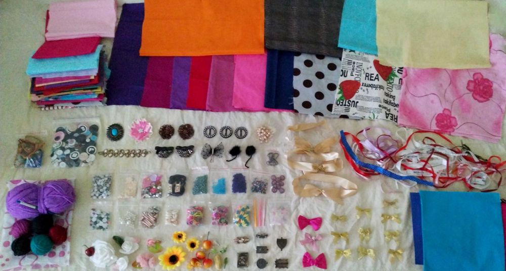Всё для рукоделия огромный набор для девочки