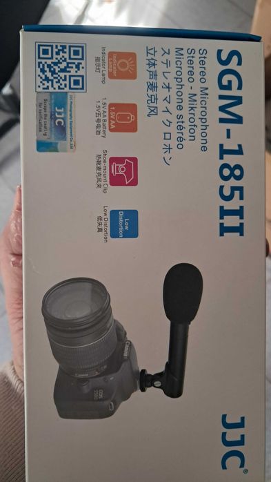 Microfone Shotgun Universal para Câmera