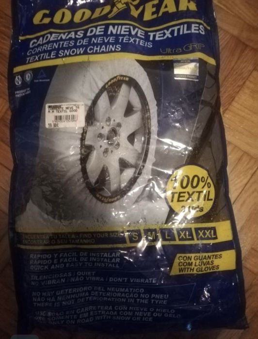 Corrrentes de neve têxteis tamanho M novas