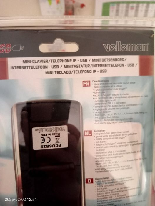 Acessorio com USB teclado numerico