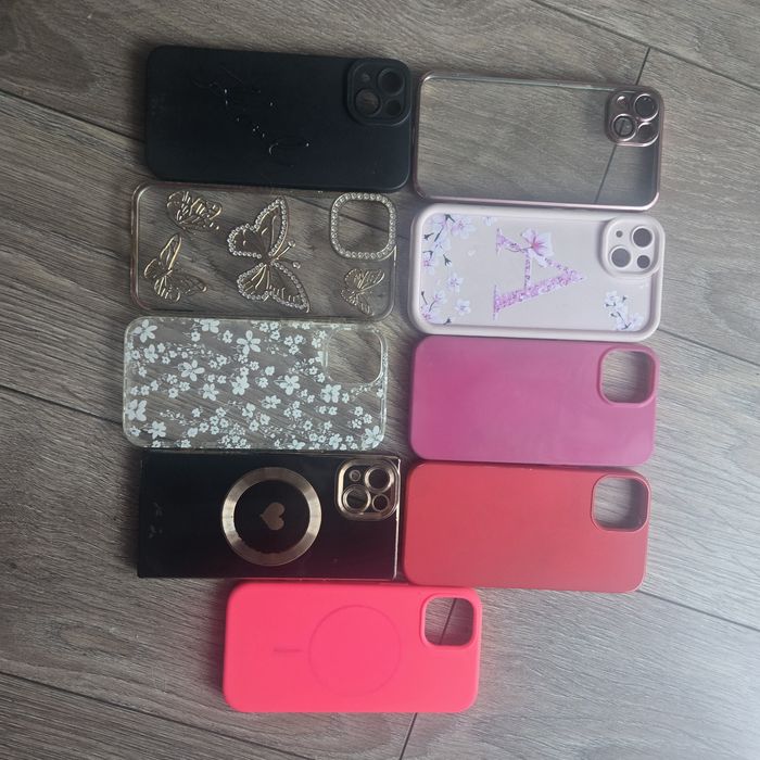 Zestaw 9 etui do iPhone’a – bardzo dobry stan!