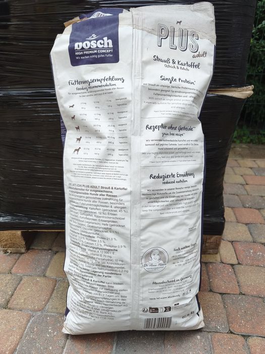 Sucha karma dla psów bosch HPC Plus struś & ziemniaki - 12,5 kg