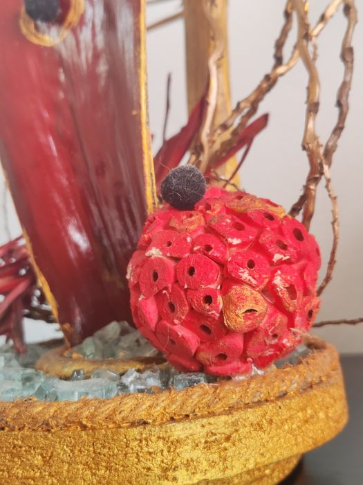 Vaso Vermelho Impactante