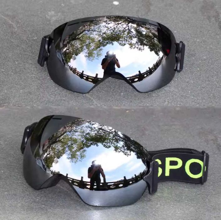 Якісна без рамкова лижна маска дзеркальна лижні окуляри