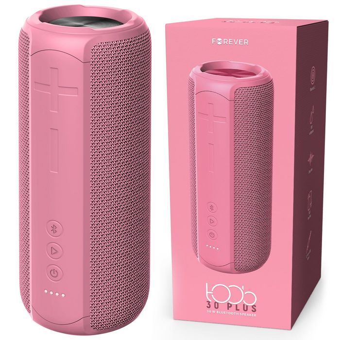 Głośnik Bluetooth nowy, różowy, bass!