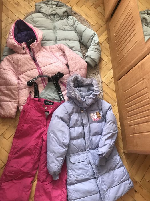Куртка зимова для дівчинки 6-7 років