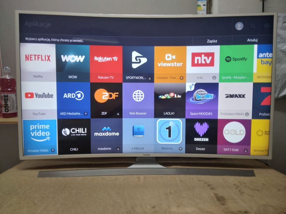 Smart TV Samsung 48 cali Curved-Zakrzywiony 4K UltraHD DVB-T2 HEVC Wi-Fi Bluetooth