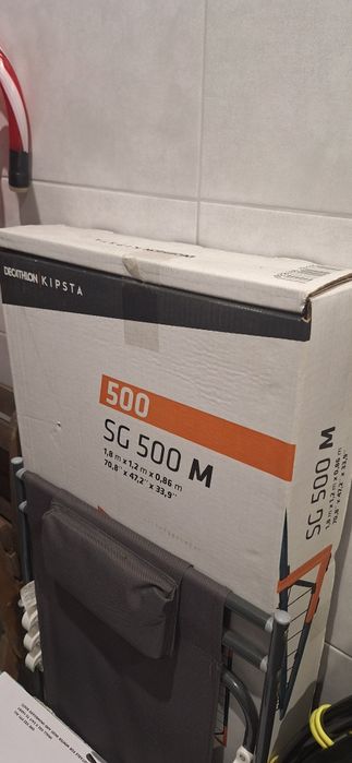 Bramka piłkarska Kipsta SC 500 M 1,8x1,2 m – kompletna, mało używana